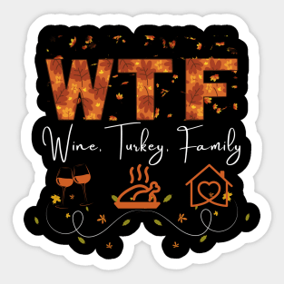 Wine, Turkey, Family Sticker